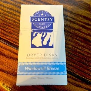 Scentsy Dryer Disk in windowsill breeze NEW
